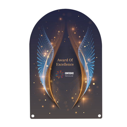 Acrylic Award - Arch Rectangle 10